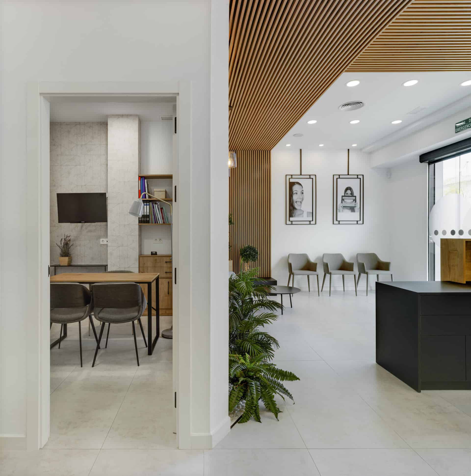 Proyecto Clínica Dental: crear experiencia fuera de lo establecido. 25 Despacho y recepción.