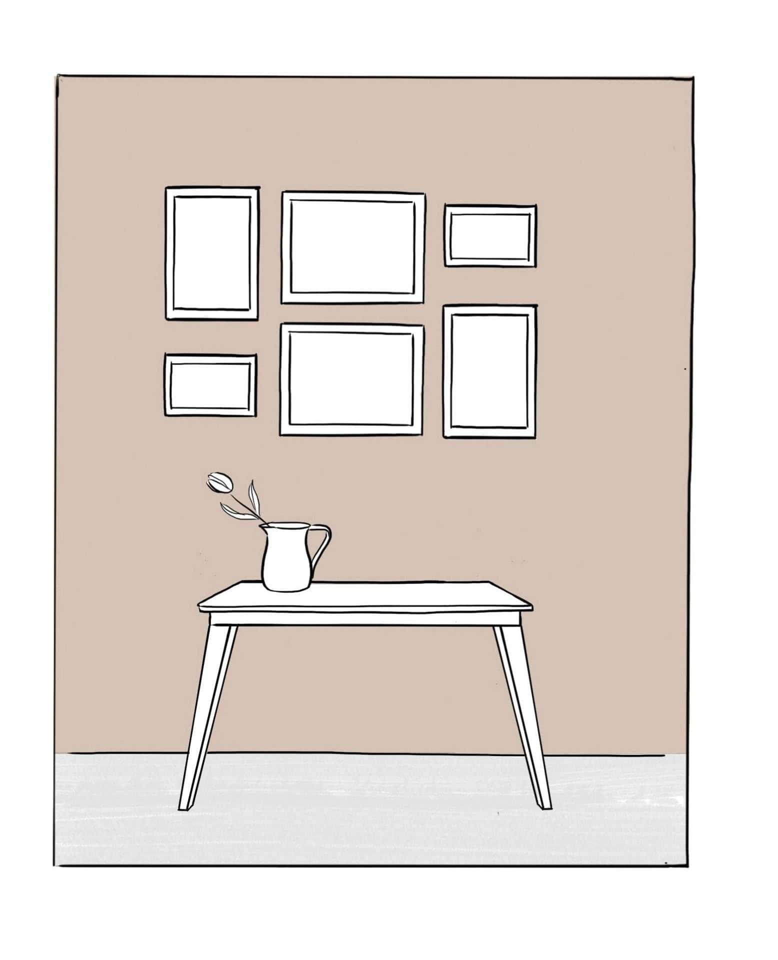 ¿Cómo cuelgo cuadros en el cabecero? 6 plantilla cuadros