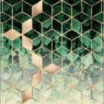 poster leaves and cubes 1737913