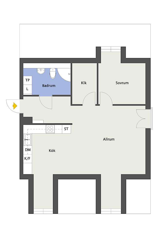 Pequeño apartamento y decoración en negro? Se puede. 17 wp 1490533723509